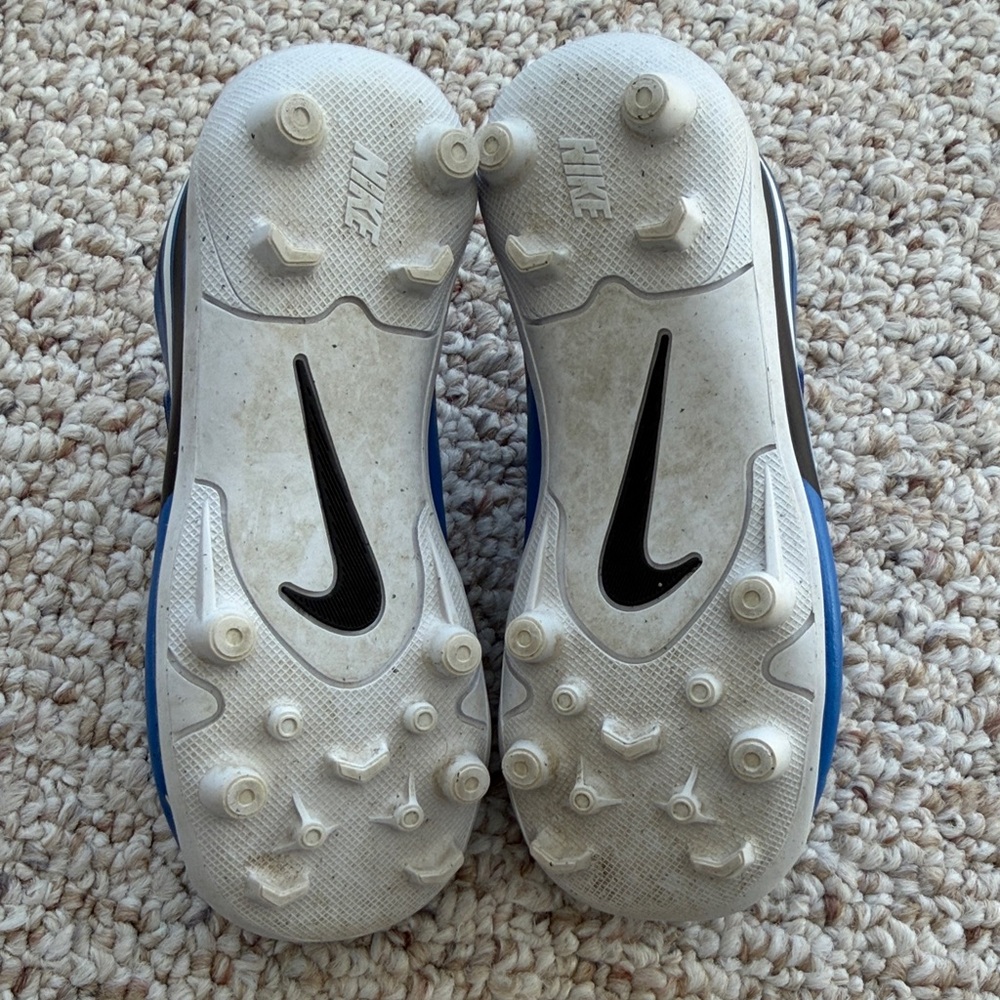 Nike JR Legend 10 Club FG/MG PS Blue Soccer Cleats - Picture 4 of 5